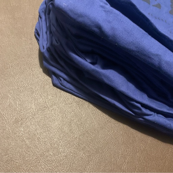 Lot Of 5 FEED 10 lightweight and foldable classic tote organic cotton Blue Nwt - Picture 8 of 9